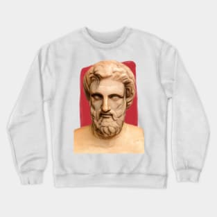 Greek Playwright Aristophanes illustration Crewneck Sweatshirt